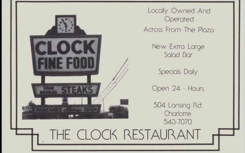 Clock Restaurant - 1984 Yearbook